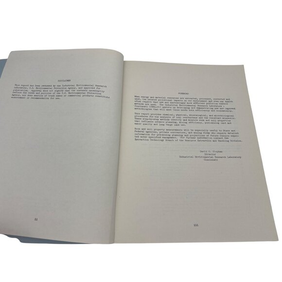 Field And Laboratory Methods Applicable To Overburdens & Minesoils 1978 EPA - Picture 4 of 9